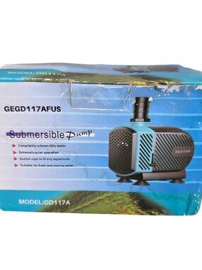Aqua Pump GD117A Submersible Pump Fresh & Marine Water Quiet GD117A 220-330L
